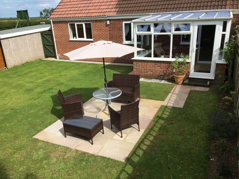 Sun blessed rear garden