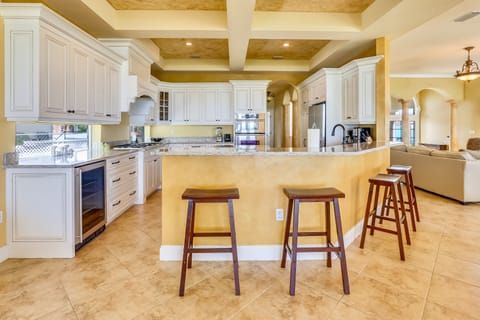 Kitchen with Extra Counter Seating