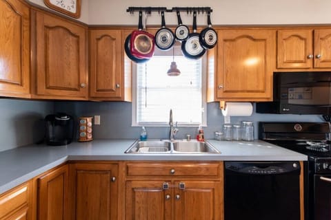 Whip up a delicious meal in the equipped kitchen.