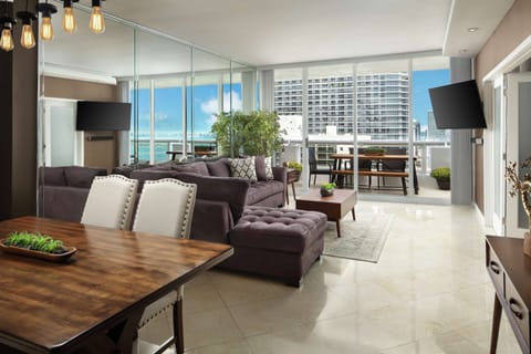 Penthouse, 4 Bedrooms (Condo) | Hypo-allergenic bedding, in-room safe, desk, iron/ironing board