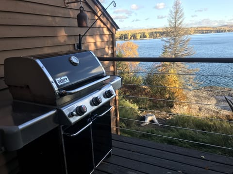 Barbeque Grill Upper Level Deck