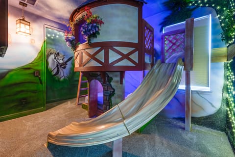 Themed Bedroom 1 - Twin Bunkbeds with slide and TV