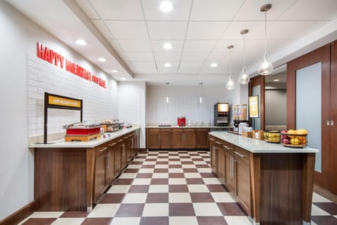 Free daily self-serve breakfast