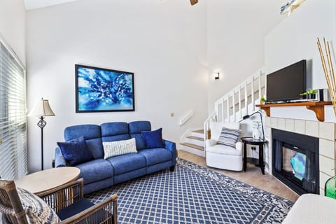 Spacious living room area.