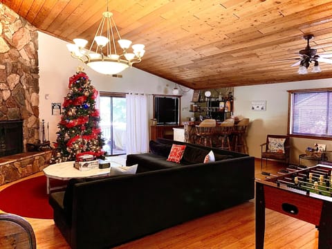 Family room where you will gather, chat, or play board games