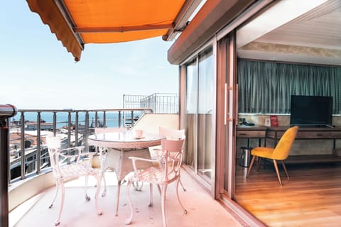 Panoramic Triple Room, Sea View | Balcony view