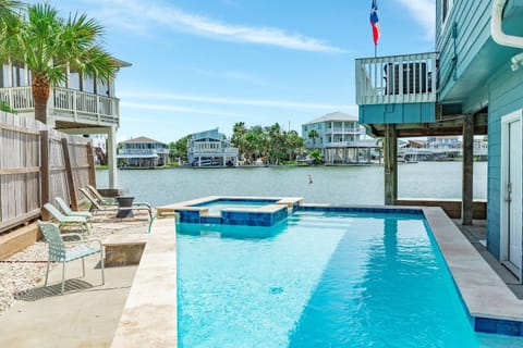 Take a dip in the crystal blue pool