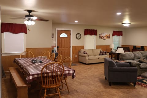dining area and part of the living room area