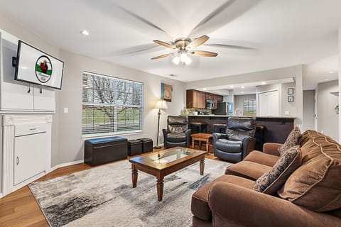 The Living Room features Cable TV/DVD and a Sofa Bed