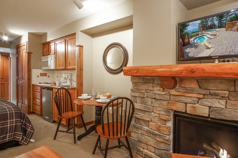 View of studio from living room