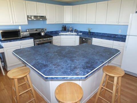 KITCHEN:  The large island in the center of the kitchen.