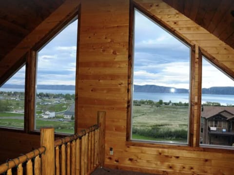 Upstairs Loft - large windows provide for beautiful views