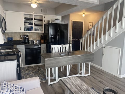 Large kitchen area with lots of updates