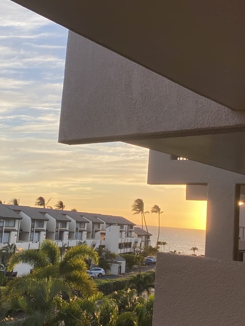 Enjoy the sunrise over Haleakala and sunsets over the water from the Lanai