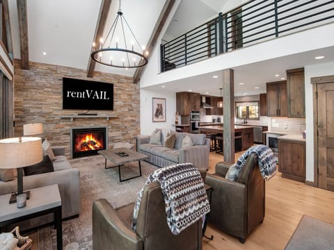 Kitchen View from Living Room