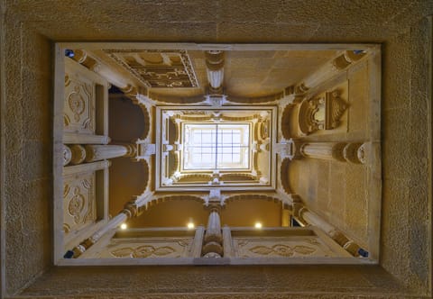 Interior entrance