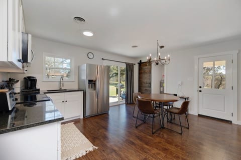 Main house kitchen and dining room 