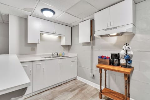 Enjoy the convenience of having a kitchenette on the lower level.