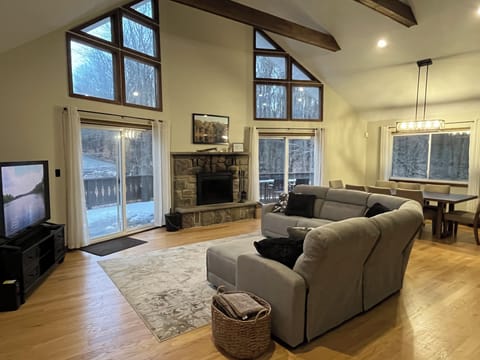 Fireplace; Access to wrap around deck