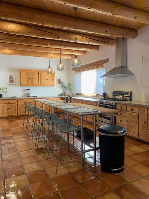 Beautiful kitchen with island workstation and seating for five
