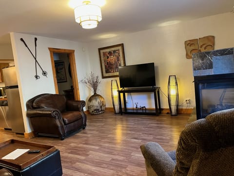 Enjoy streaming entertainment on the Smart TV in the living room