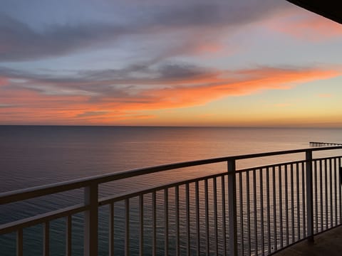 View from the spacious balcony
