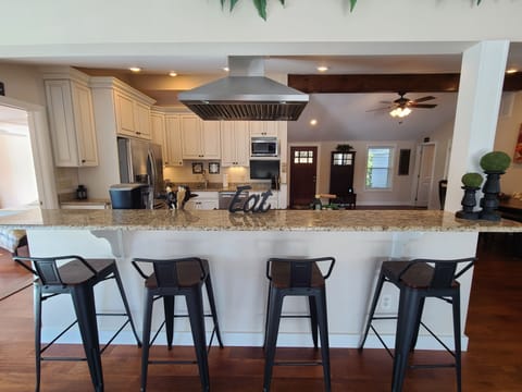 Extra seating at the island