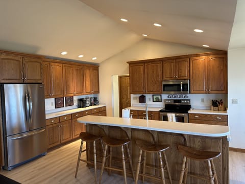 Snack bar with seating for 4