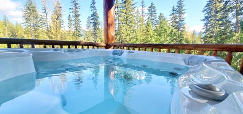 View from the hot tub. 