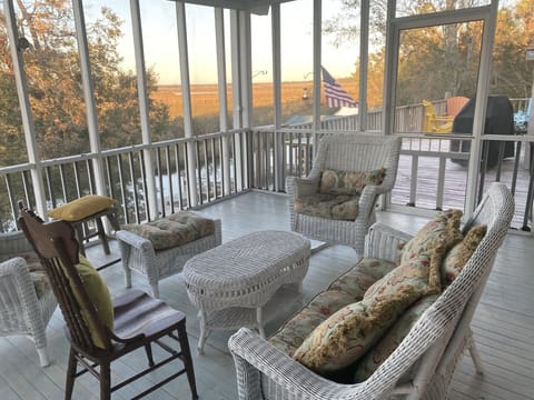 Screened porch off the Great Room 
