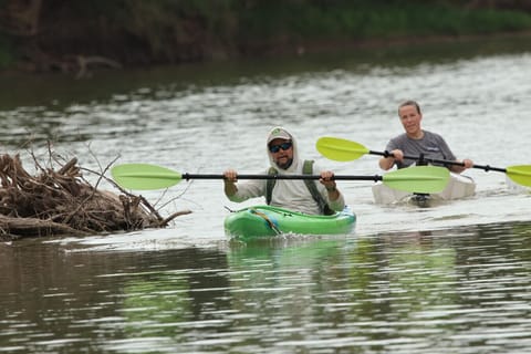 early morning kayaking