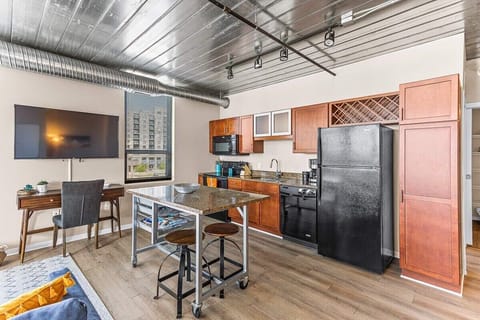 Fully stocked kitchen