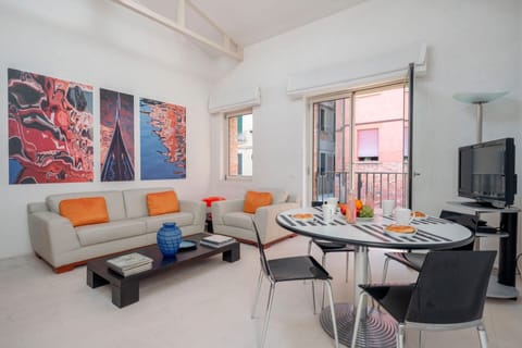 Apartment, 1 Bedroom | Living room | Flat-screen TV