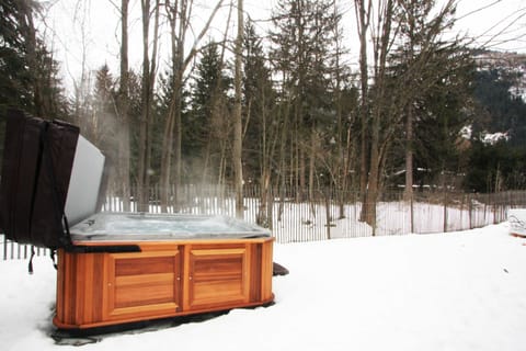 Hot tub with beautiful views