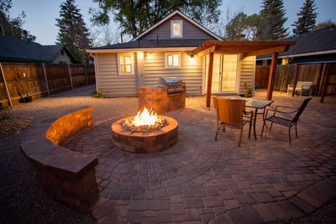 Spend time creating memories around the gorgeous fire pit 