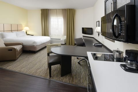Premium bedding, desk, soundproofing, iron/ironing board