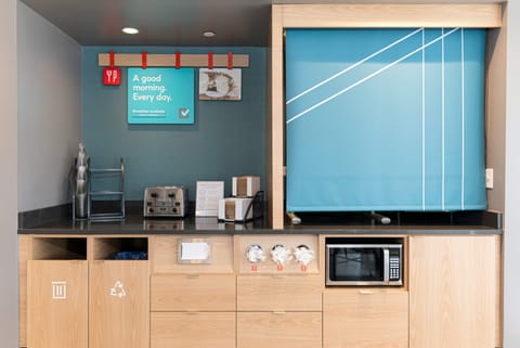 Free daily self-serve breakfast