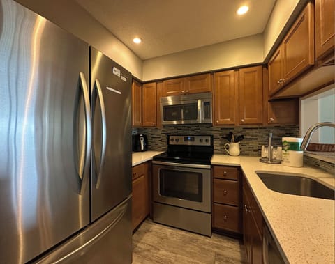 Lots of room to prepare a meal.