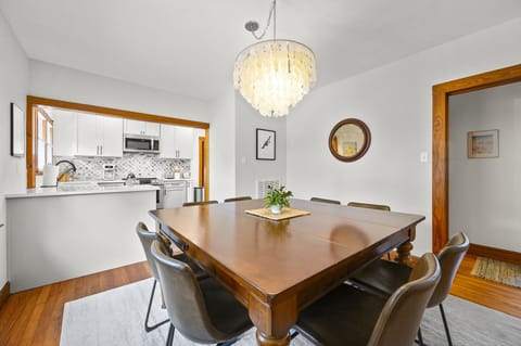 Spacious Dining Area with seating for 8.