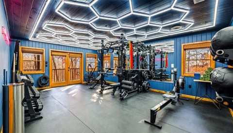 Train in luxury with the finest gym equipment in the industry—elite machines, pro-grade weights, and a space crafted for peak performance. Whether you're lifting, rowing, or grinding out a bike session, every workout here feels powerful and inspiring