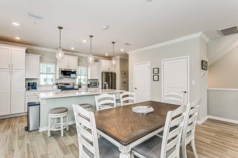 The cook in your group will love this kitchen; it's stocked with everything they will need to prepare tasty meals!