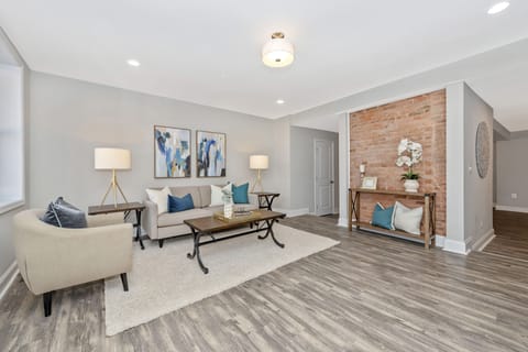 LIVING ROOM - another view of the space  when entering the front door.