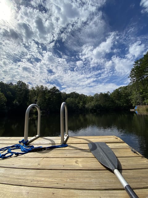 Lake view from the one of 2 private docks