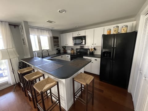 Updated and well equipped kitchen with a Keurig Coffee machine