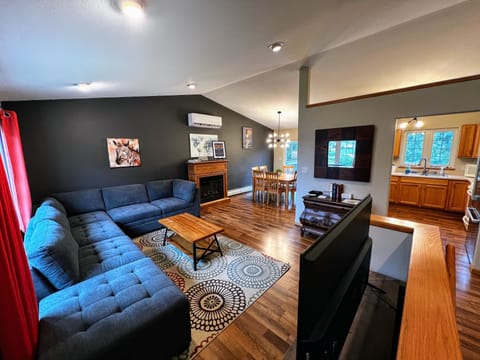 Main Level living room.  55 inch TV