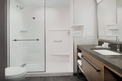 Free toiletries, hair dryer, soap, shampoo