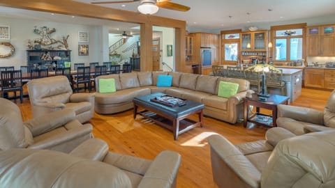 Spacious and inviting living area