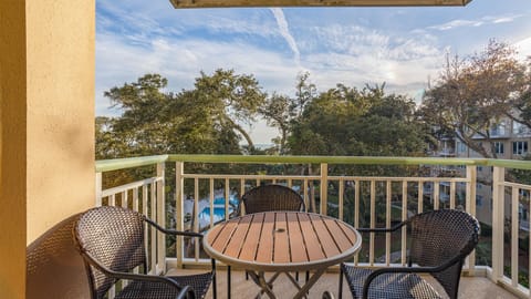 The elevated setting provides a quiet, shaded retreat with a relaxing Lowcountry feel.