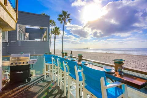 Oceanfront patio