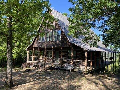 Cabin nestled in the trees!